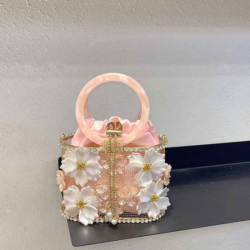 Clutch Bag Evening - Torebka damska w kształcie metalowej klatki