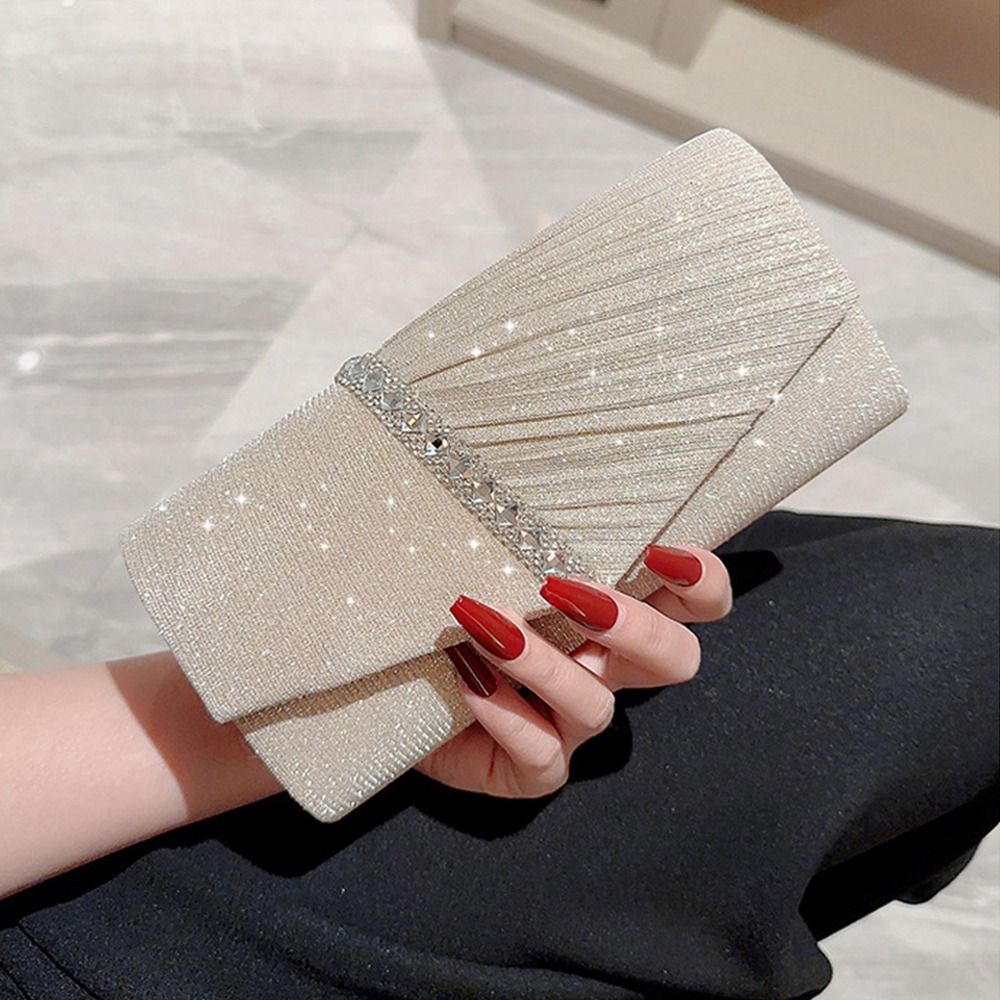 Clutch Bag Evening - Damska torba na ramię z łańcuszkiem