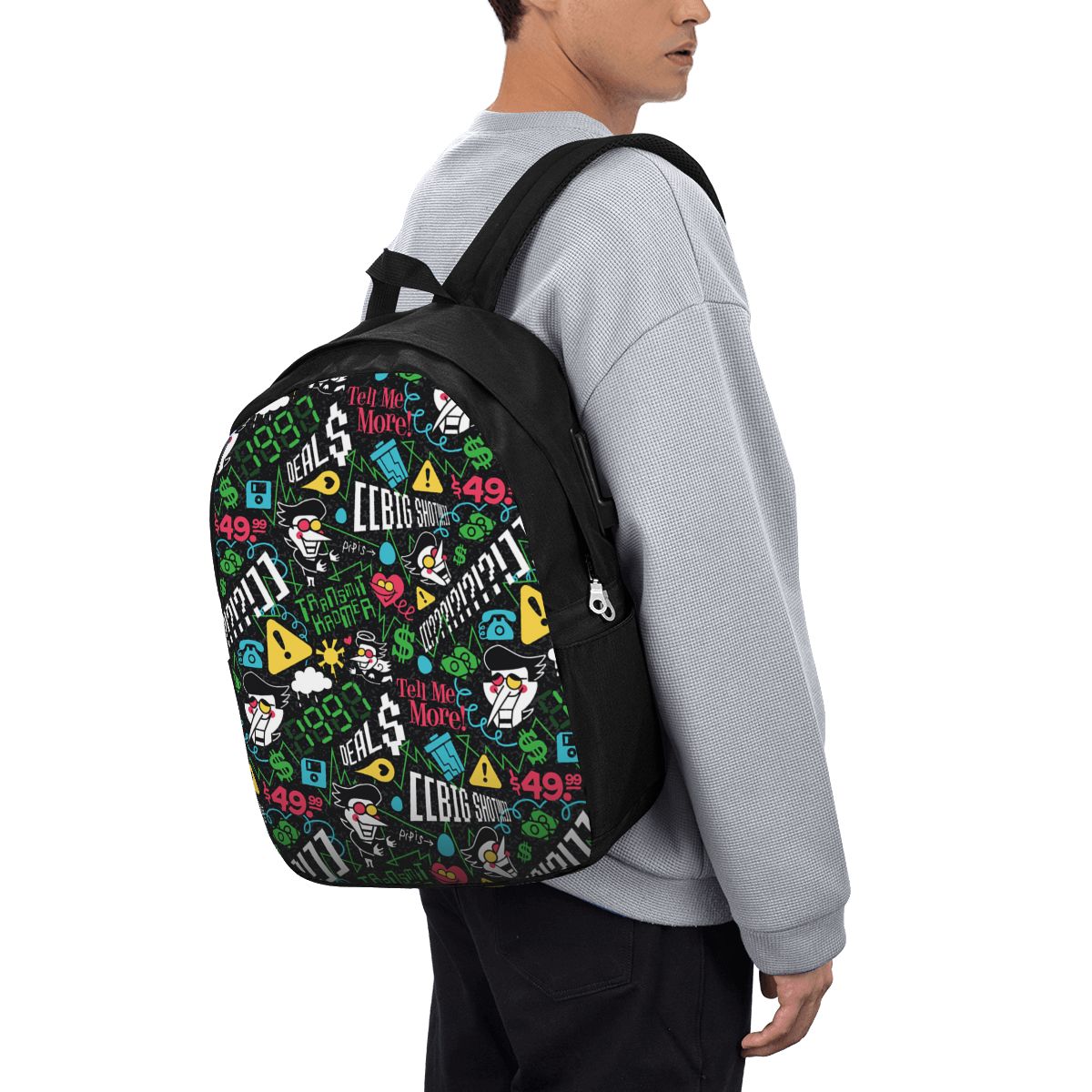 Woman In Bag - Plecak Deltarune SPAMTON G, torba podróżna