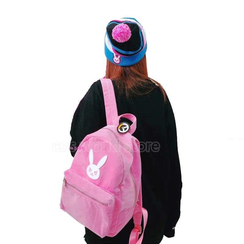 Women'S Bags Going Out - Anime Game Overwatch Dva Cosplay Backpack