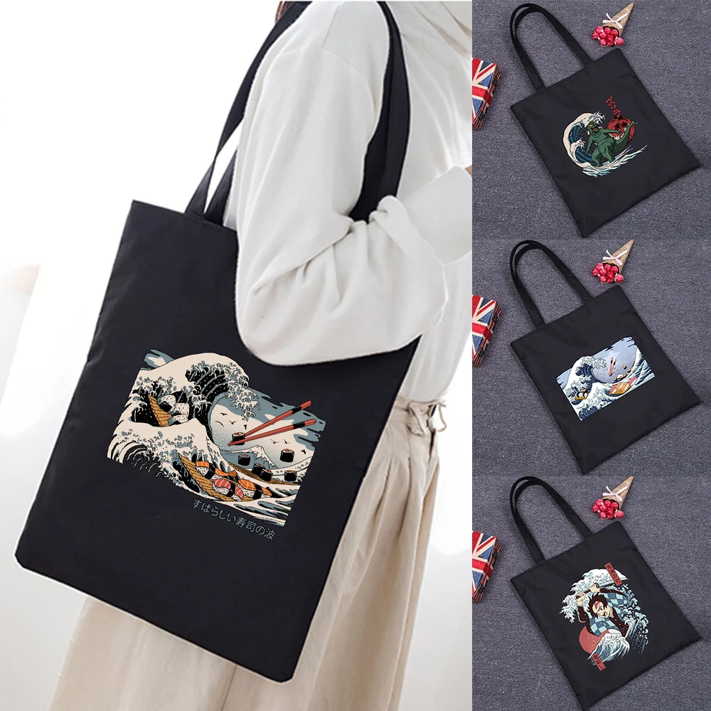 Women Bags Pictures - Damska płócienna torba na ramię o
