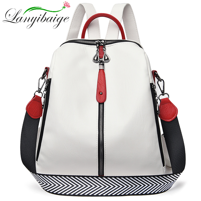 Women Bags In Sale - Modny plecak kobiety plecak z miękkiej