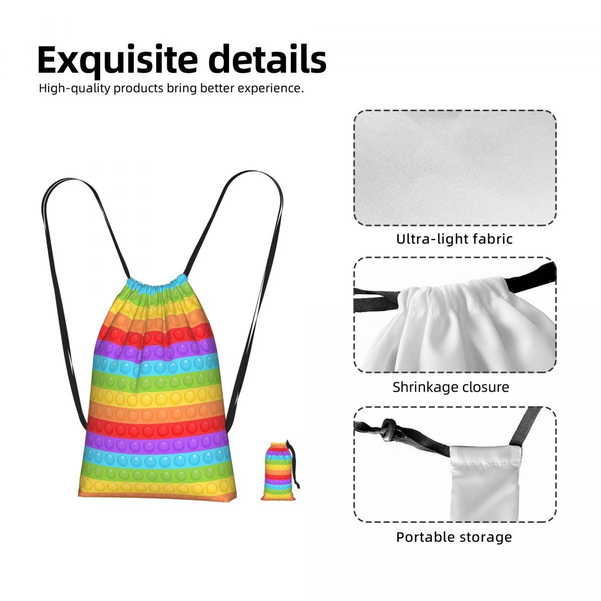 Women Bags Vector - Wektorowy wzór Premium Pop It, bezszwowy