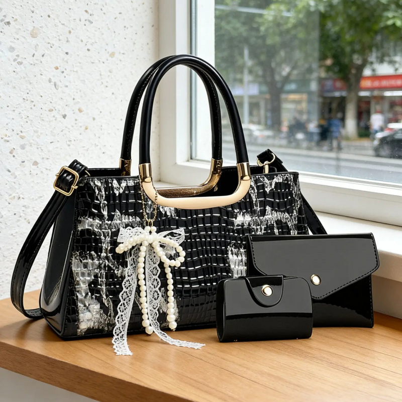 Clutch Bag Evening - Zestaw torebek damskich, wieczorowa kopertówka ze