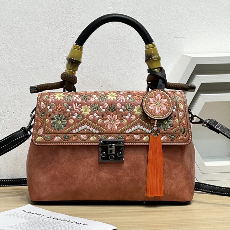 Women Bags Jw Pei - Johnature Haftowana Torebka Cheongsam Damska Skórzana