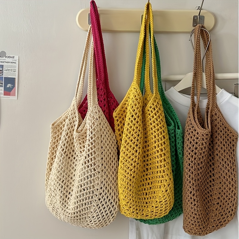 Torba na ramię z siatki szydeł – Crochet Market Bag recenzja i cena