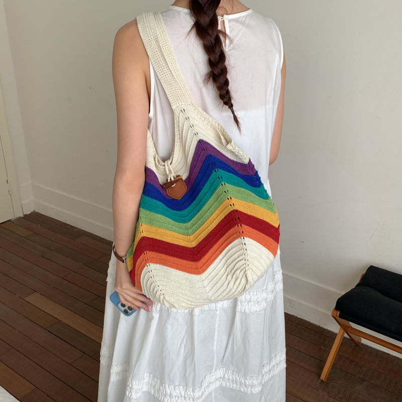 Torba plażowa na ramię z szyde – Crochet Market Bag recenzja i cena
