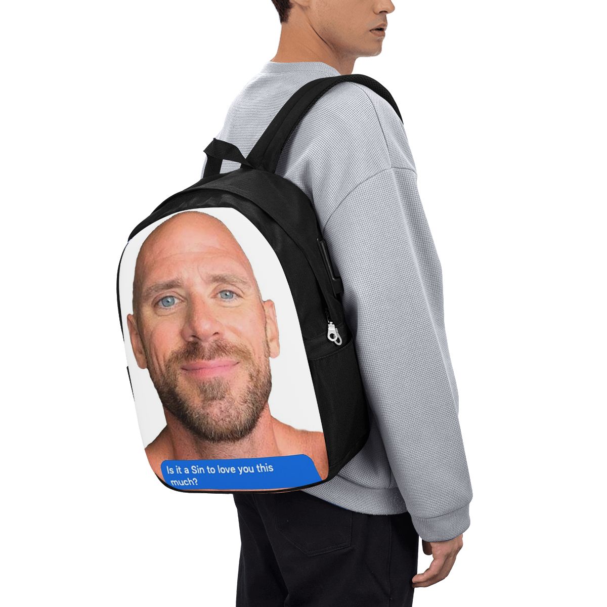 Plecak Johnny Sins z motywem f – Woman In Bag recenzja i cena