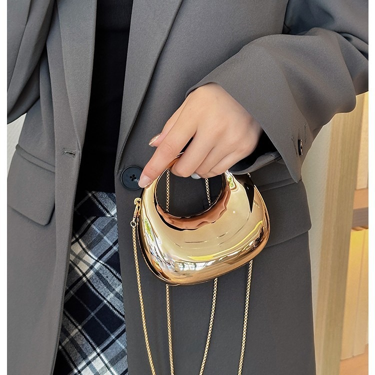 Mini złote torebki wieczorowe  – Clutch Bag Evening recenzja i cena