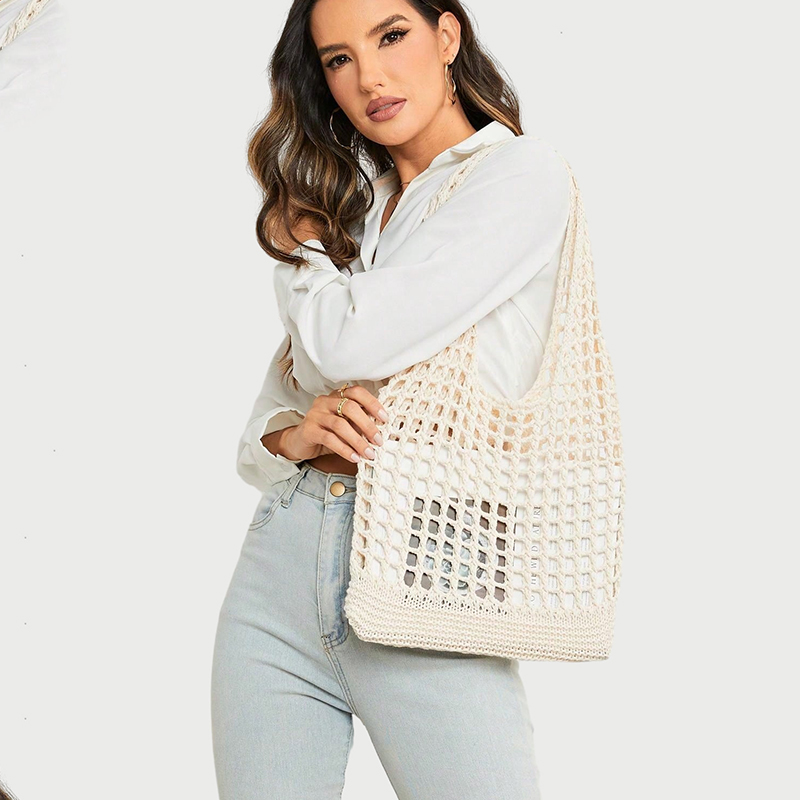 Modne szydełkowe torby dla kob – Crochet Market Bag recenzja i cena