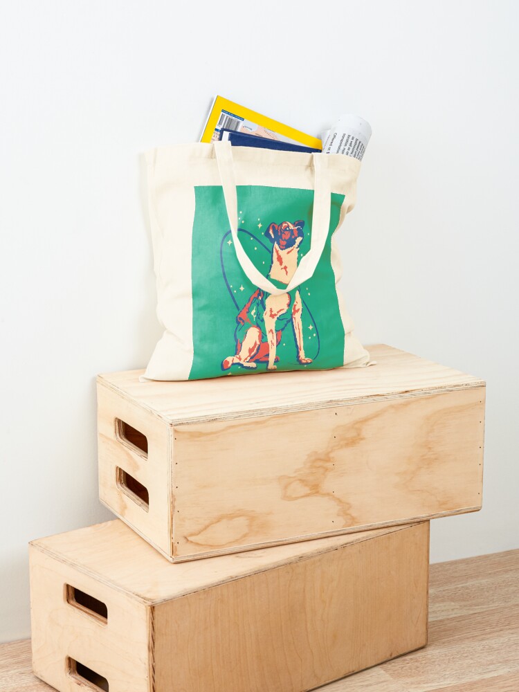 Ilustracja psa kosmicznego Lai – Women Bags Vector recenzja i cena