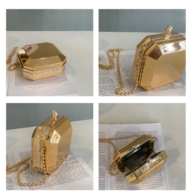 Mini luksusowe złote imprezowe – Clutch Bag Evening recenzja i cena