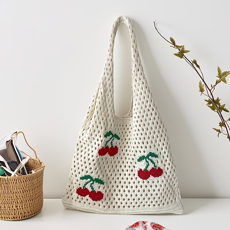 Stylowa damska torba na ramię  – Crochet Market Bag recenzja i cena