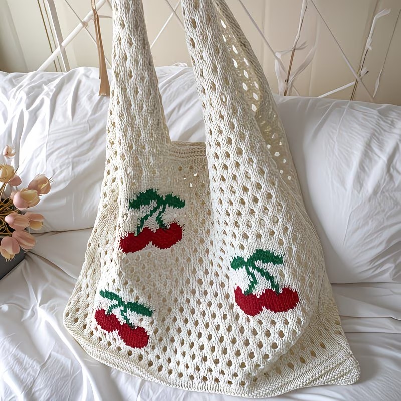 Stylowa damska torba na ramię  – Crochet Market Bag recenzja i cena