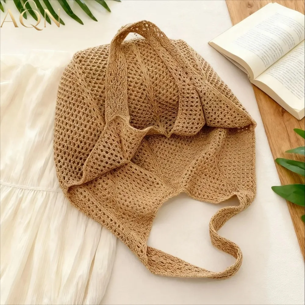 AQN Damska codzienna torba na  – Crochet Market Bag recenzja i cena