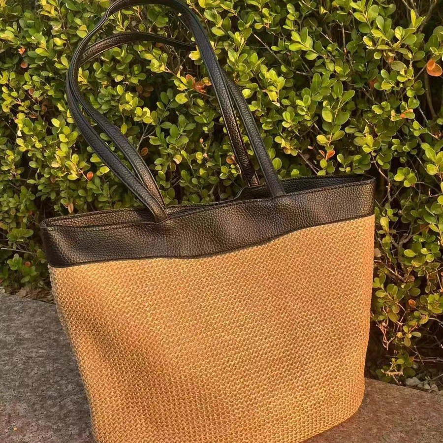 Torba na ramię typu tote z pat – Crochet Market Bag recenzja i cena