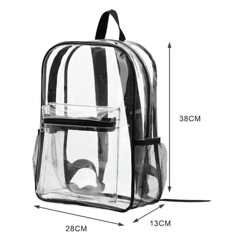 Przezroczysty plecak z PVC do  – Women Bags Waterproof recenzja i cena