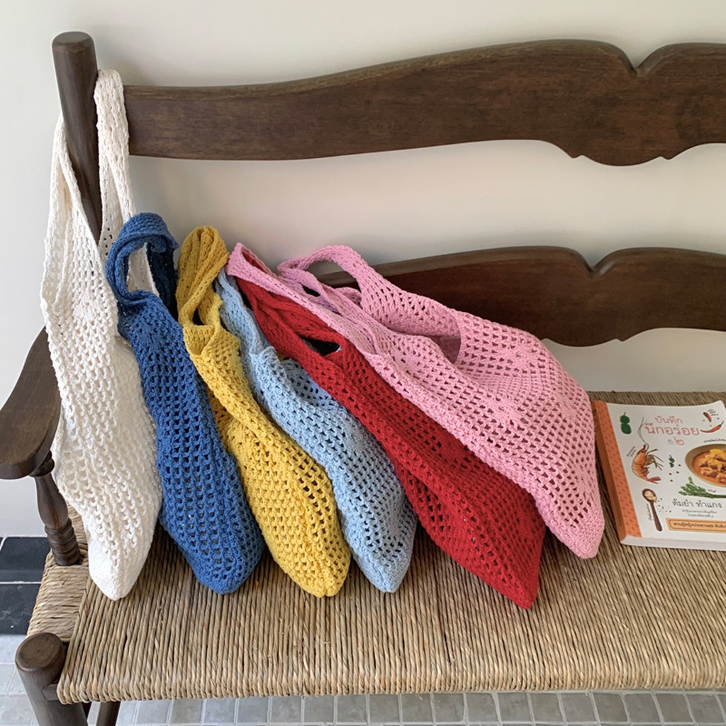 Torba na szydełku, ręcznie rob – Crochet Market Bag recenzja i cena