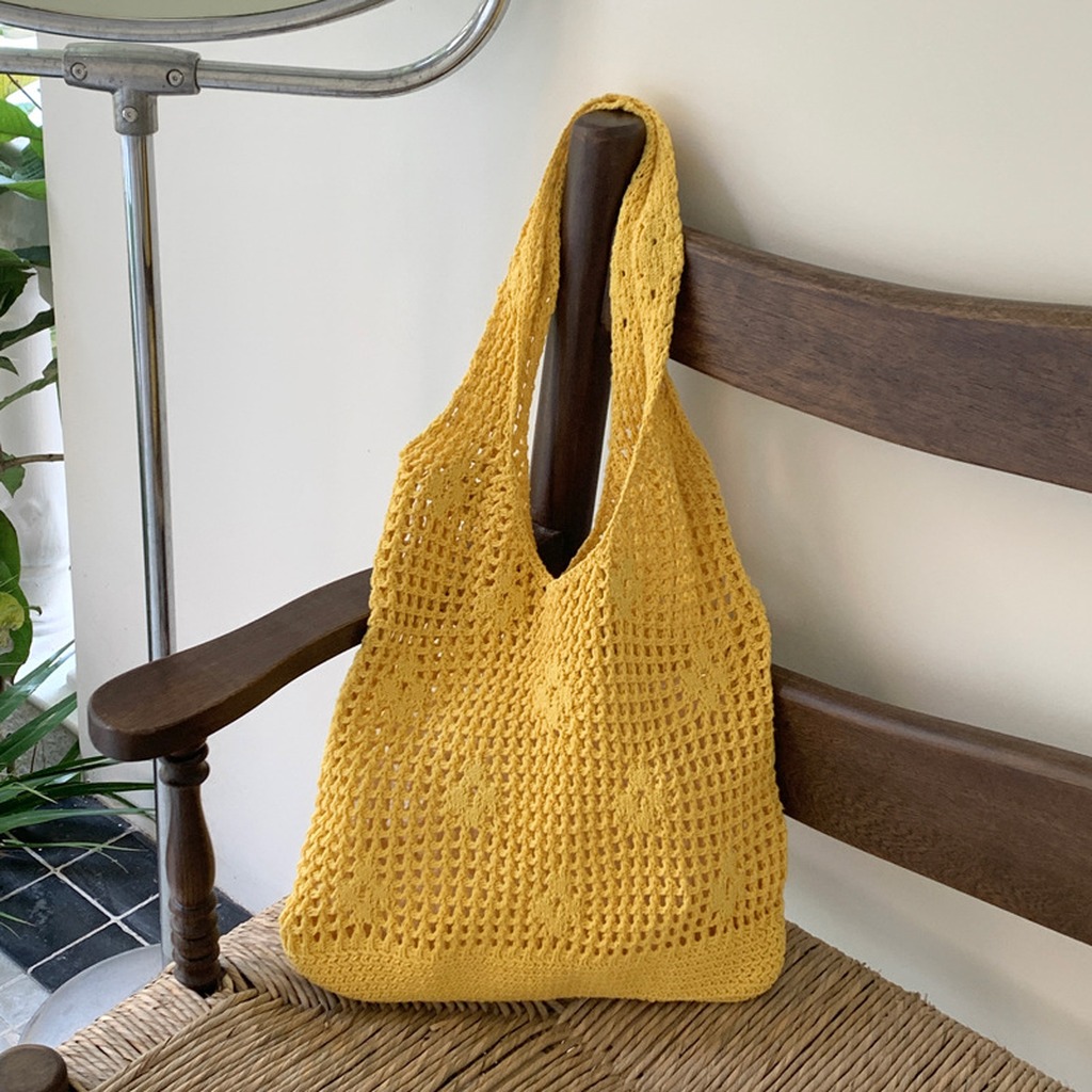 Torba na szydełku, ręcznie rob – Crochet Market Bag recenzja i cena